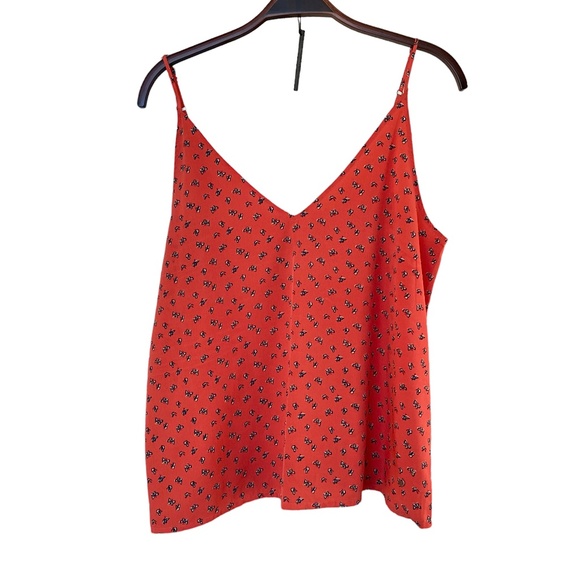 Abercrombie.& Fitch Butterfly Silky Spaghetti Strap Tank Top - Picture 4 of 6